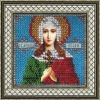 Набор для вышивания бисером Икона Св. Мчнца Иулия (Юлия) Карфагенская