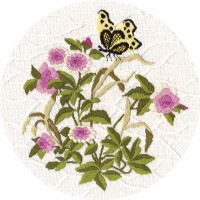 Набор для вышивания Садовая бабочка