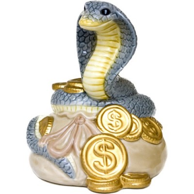 Фигурка Змея — К богатству, маленькая (коллекция CMS)