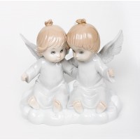 Фарфоровая  Статуэтка Парочка ангелов (коллекции JP) /JP-05-12
