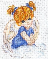 Набор для вышивания Ангелок в голубом /1002