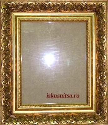Рамка под  икону вышивки бисером фирмы Кроше Богородица Остробрамская