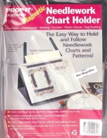 PROP-IT Magnetic Needlework Chart Holder. Портативная магнитная подставка для схем и книг с механизмом крепления (с магнитной лупой)
