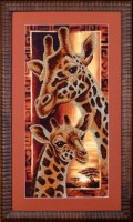 Набор для вышивания бисером  Африка: Жирафы