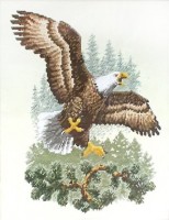 Набор для вышивания Орел приземляется (Landing Eagle) /43686