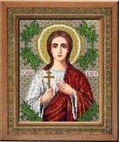 Набор для вышивания бисером Икона Святая мученица Вера /L-107