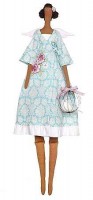 Набор для шитья куклы Тильда Ангел с птичкой.  Коллекция: Summer Blues /480219