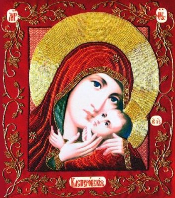 Набор для вышивания бисером Икона Богородица Касперовская