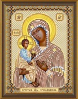 Набор для вышивания бисером Икона Пресвятая Богородица Иерусалимская