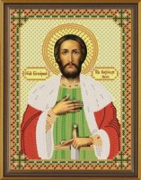 Набор для вышивания бисером Икона Св. Князь Александр Невский /С-6101