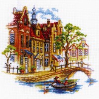 Набор для вышивания Прогулки по Амстердаму