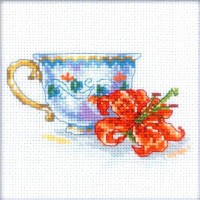 Набор для вышивания Чашка и лилия /EH308