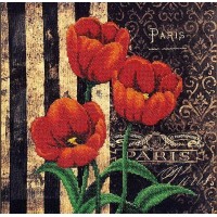 Набор для вышивания бисером — Французские цветы. Тюльпаны /Б065