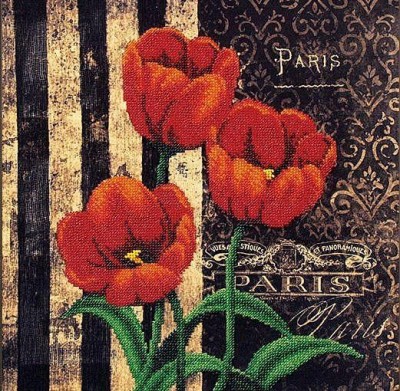 Набор для вышивания бисером — Французские цветы. Тюльпаны