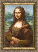 Набор для вышивания Мона Лиза. По мотивам картины Леонардо да Винчи, Джоконда