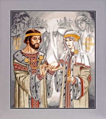 Набор для вышивания Икона Петр и Феврония