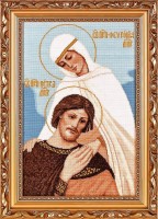 Набор для вышивания Икона Петр и Феврония /1081