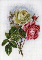 Набор для вышивания крестом Садовая роза  по картине П. Лонгпре /06-002-16