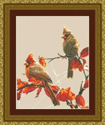 Набор для вышивания Кардиналы (Cardinals)