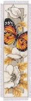 Закладка для книг Бабочка на цветах /PN-0145352