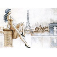 Набор для вышивания Романтический Париж /М-33