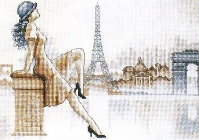 Набор для вышивания Романтический Париж