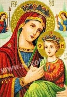Набор для вышивания Икона Мария и святое дитя