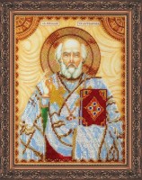 Набор для вышивания бисером Икона Святой Николай