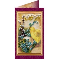 Набор для вышивания бисером Пасхальная открытка-1 /АО-001