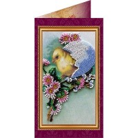 Набор для вышивания бисером Пасхальная открытка-2 /АО-002