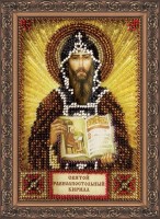 Набор для вышивания бисером Икона Святой Кирилл /AАМ-033