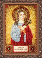 Набор для вышивания бисером Икона Святой  Вера /AАМ-046