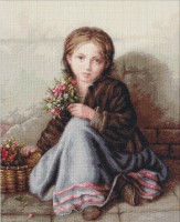 Набор для вышивания крестиком Портрет девочки /B513