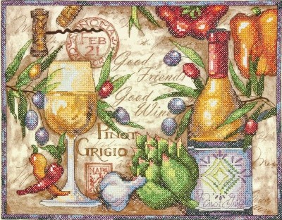Набор для вышивания Специи Пинот Гриджо (Pinot Grigio)