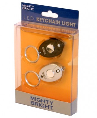 Мини-лампа брелок для ключей с одним светодиодом (2 шт)