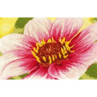 Набор для вышивания Розовый георгин (Pink Dahlia) /BK-1340