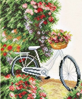 Набор для вышивания Мой велосипед (My Bicycle) лен