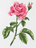 Набор для вышивания гладью Роза (Rose) /PE655
