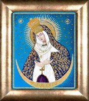 Набор для вышивания Остробрамская икона Божьей Матери (канва)