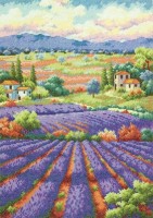 Набор для вышивания Поле лаванды (Fields of Lavender) /70-35299