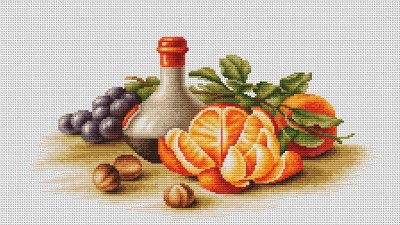 Набор для вышивания крестиком Натюрморт с апельсинами