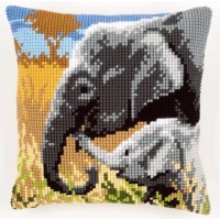 Набор для вышивания подушки Слоновая любовь