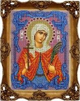 Набор для вышивания бисером Икона Святая мученица Валентина /L-115
