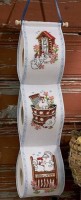 Набор для вышивания Держатель туалетной бумаги Курочки /41-1312