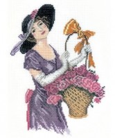 Набор для вышивания Прелестная цветочница /C157