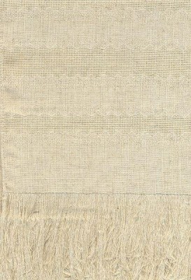 Готовый рушник для вышивания, лен со вставками канвы по краям (225х34 см)