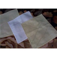 Набор из 6 белых хлопковых салфеток  (36х36 см) для вышивания /С-1001