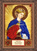 Набор для вышивания бисером Икона Святая Кристина /AАМ-072