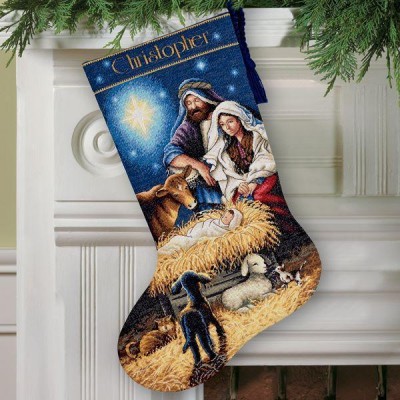 Набор для вышивания Сапожок, Святая ночь (Holy Night Stocking)