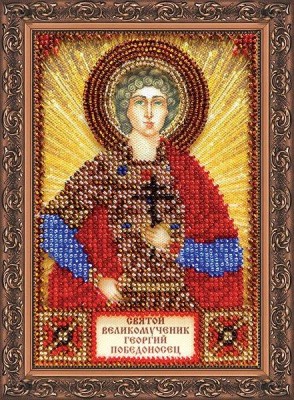 Набор для вышивания бисером Икона Святой Георгий